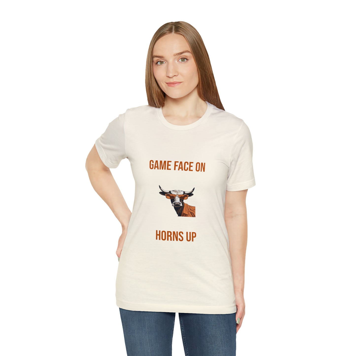 Texas - Game Face On - Unisex Jersey Short Sleeve Tee