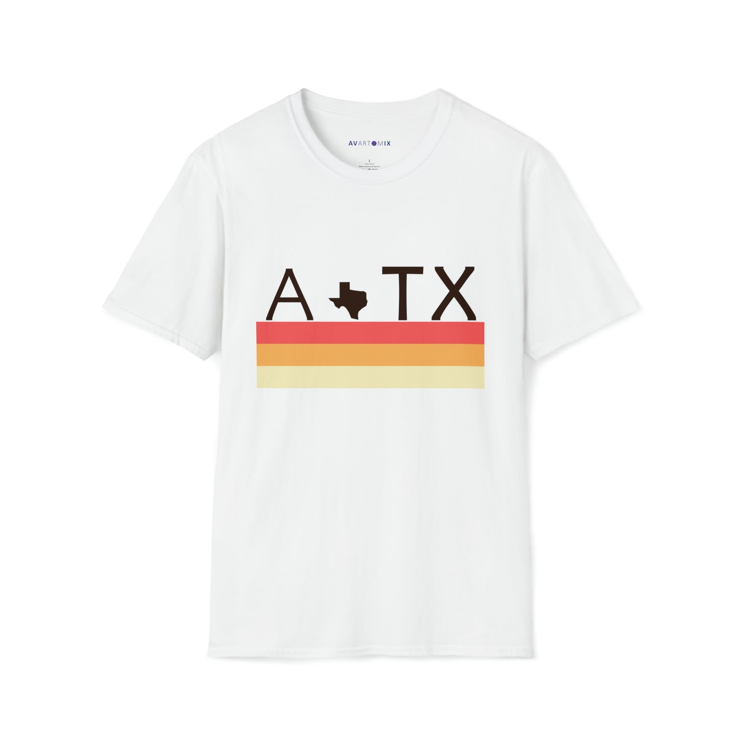 Austin - ATX Retro - Unisex Softstyle T-Shirt