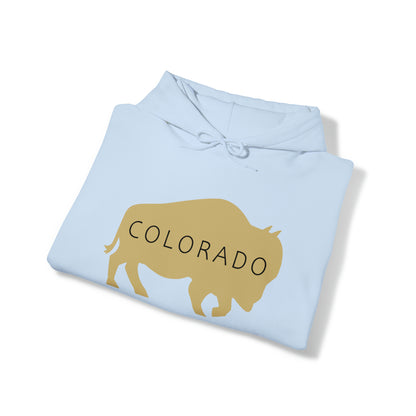 Colorado - Buffalo Silhouette - Unisex Heavy Blend™ Hooded Sweatshirt