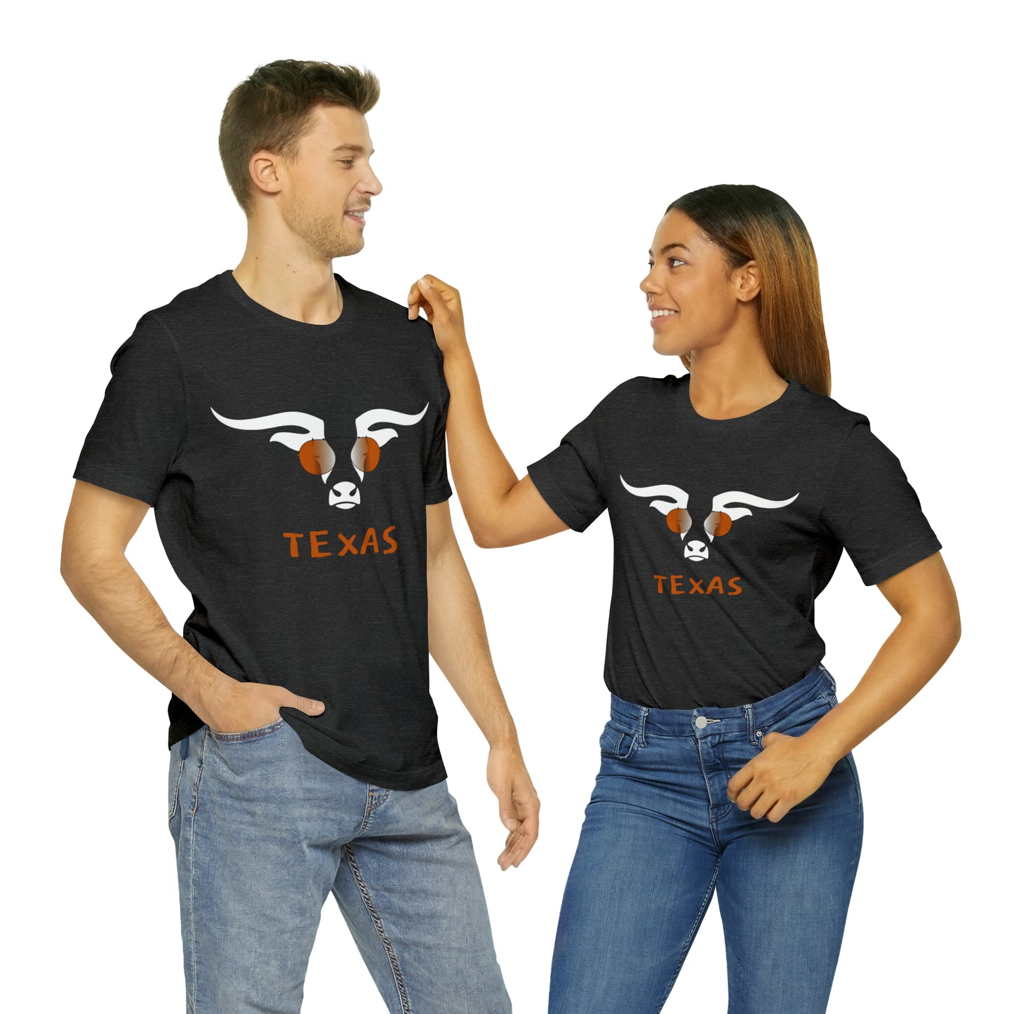 Texas - Longhorn Sunglasses - Unisex Jersey Short Sleeve Tee