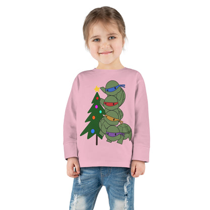 Turtles and Tree - Toddler Long Sleeve Tee