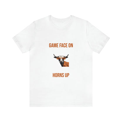 Texas - Game Face On - Unisex Jersey Short Sleeve Tee