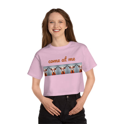 Texas - Come At Me - Women's Heritage Cropped T-Shirt