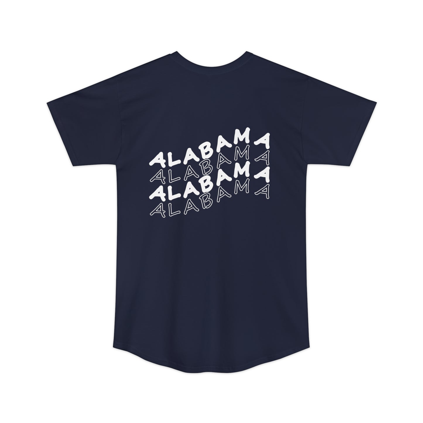 Alabama - Smiley Face - Unisex Long Body Urban Tee