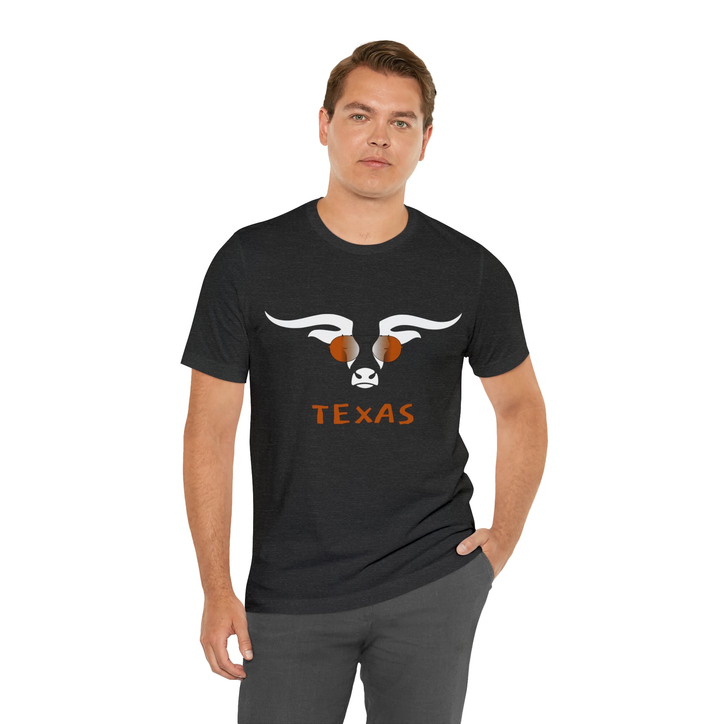 Texas - Longhorn Sunglasses - Unisex Jersey Short Sleeve Tee