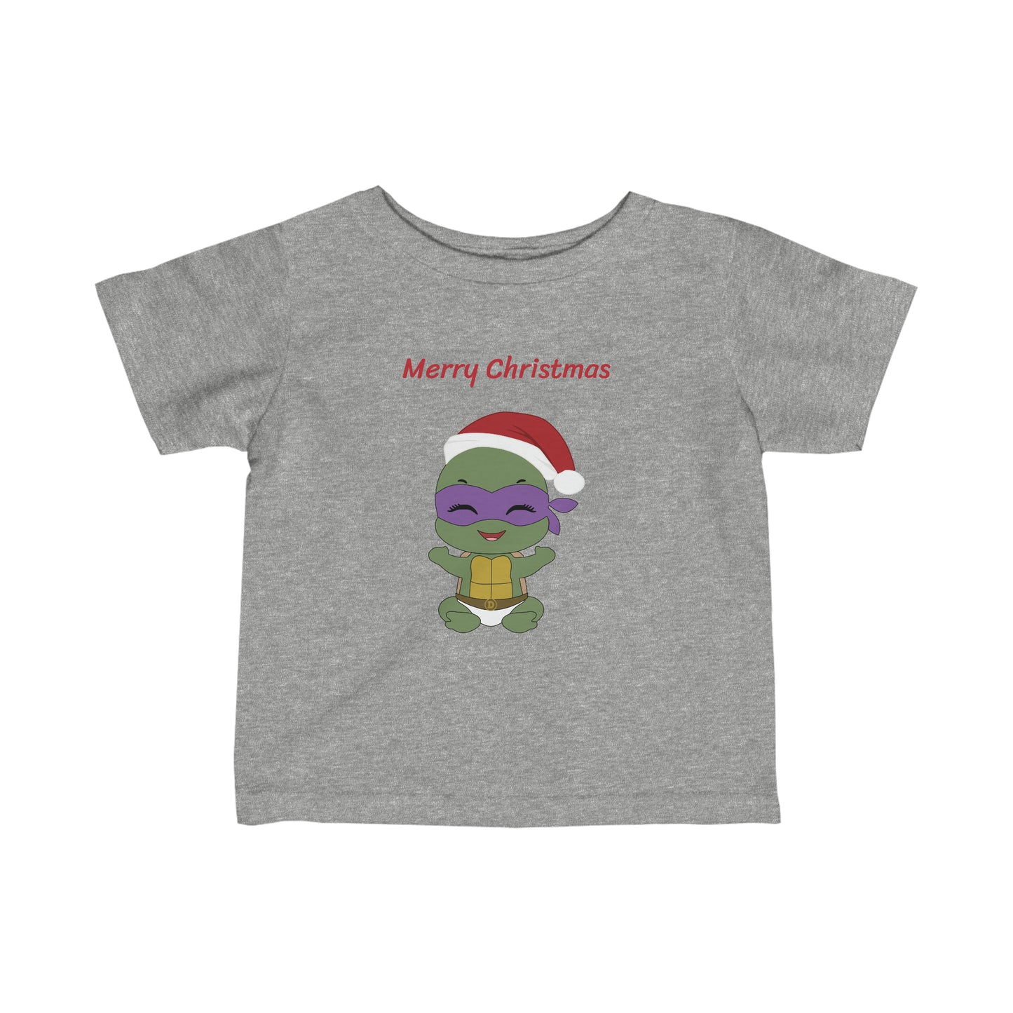 Merry Christmas - Turtle - Infant Fine Jersey Tee