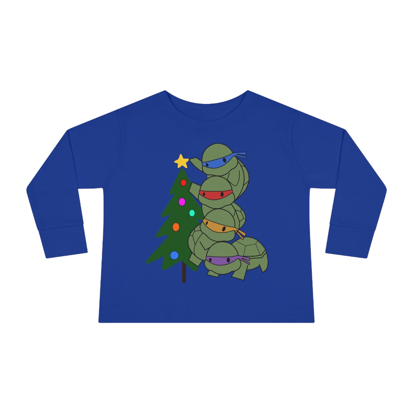 Turtles and Tree - Toddler Long Sleeve Tee