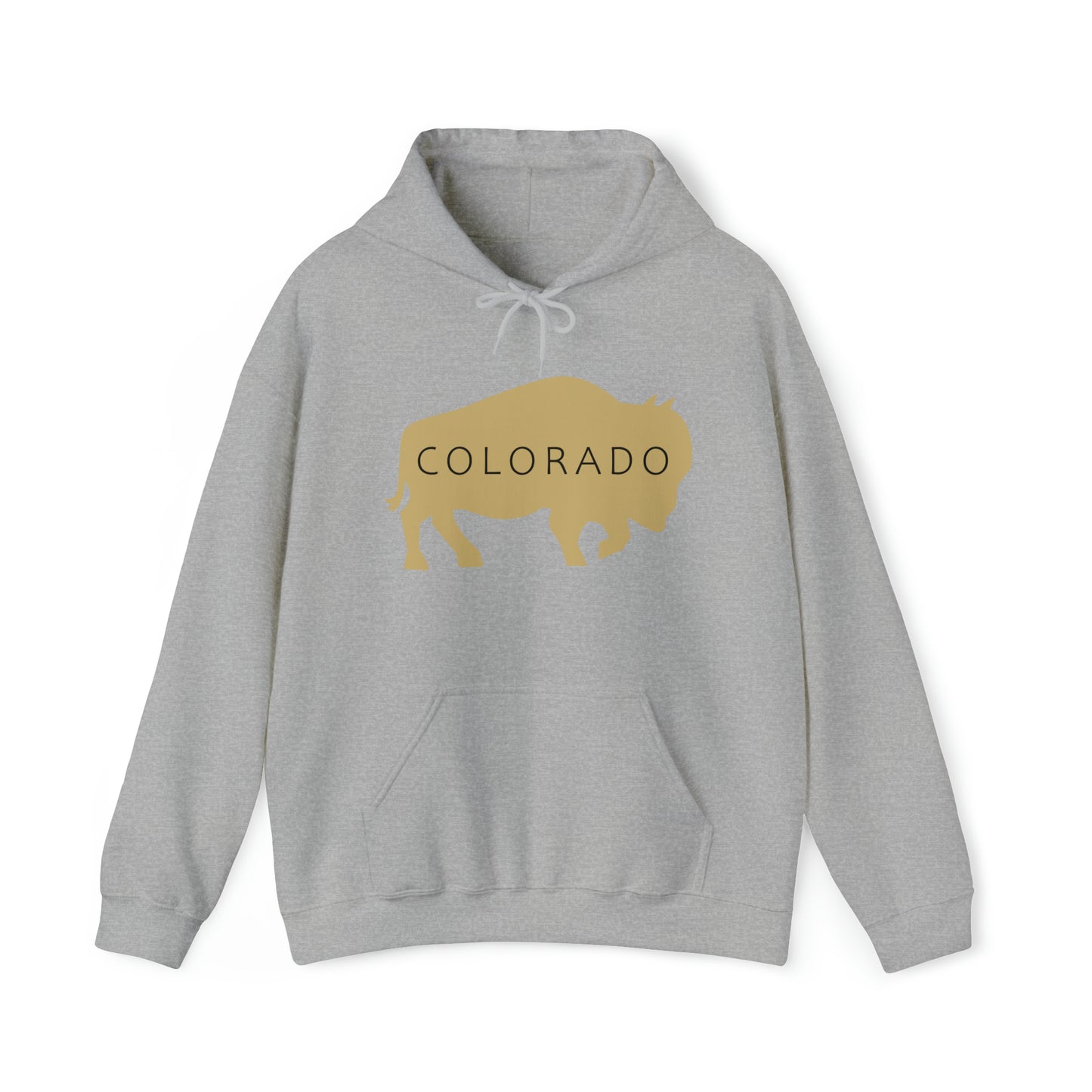 Colorado - Buffalo Silhouette - Unisex Heavy Blend™ Hooded Sweatshirt