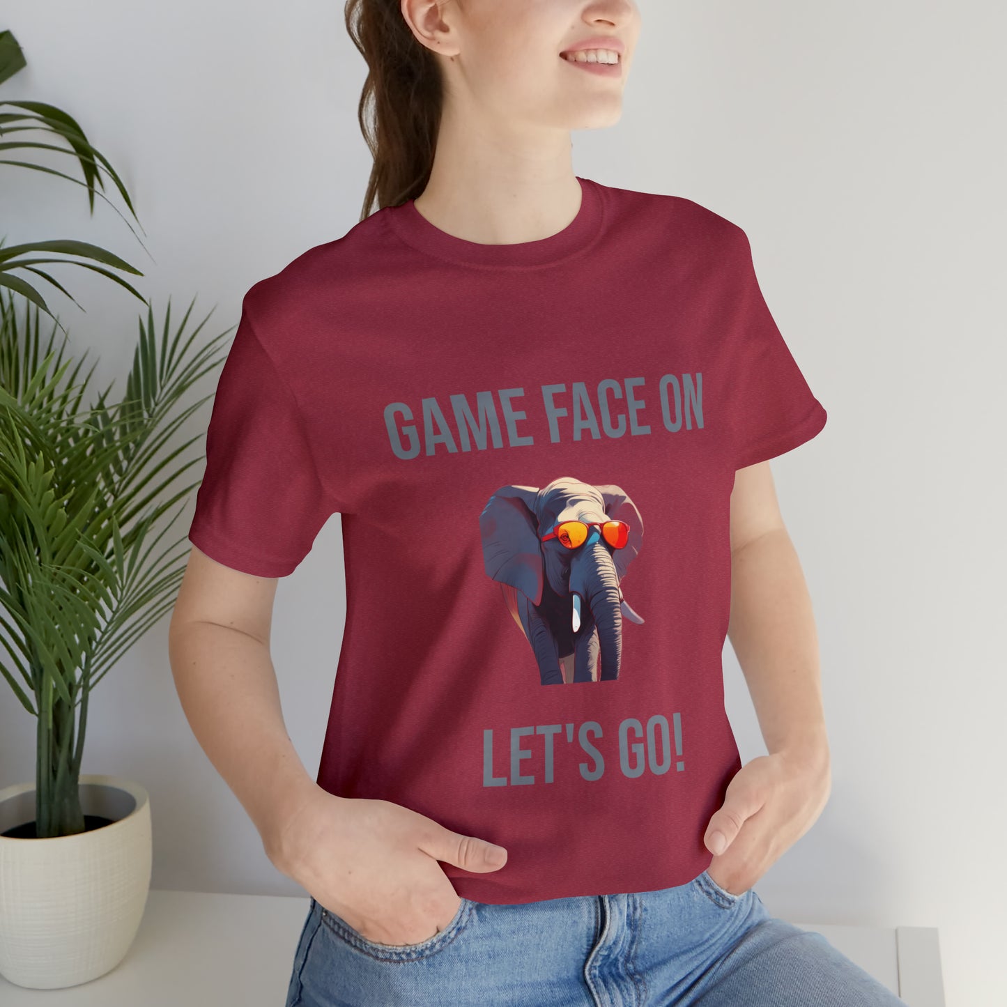 Alabama - Game Face On - Unisex Jersey Short Sleeve Tee