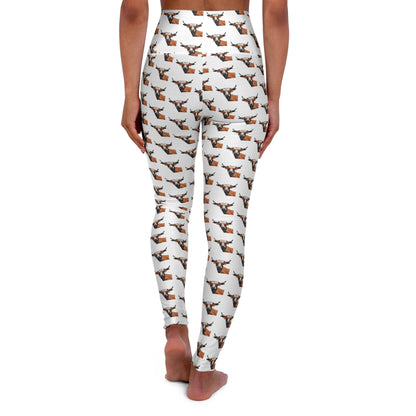 Texas - Longhorns - High Waisted Yoga Leggings