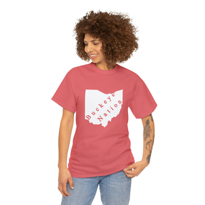 Ohio State - Buckeye Nation - Unisex Heavy Cotton Tee