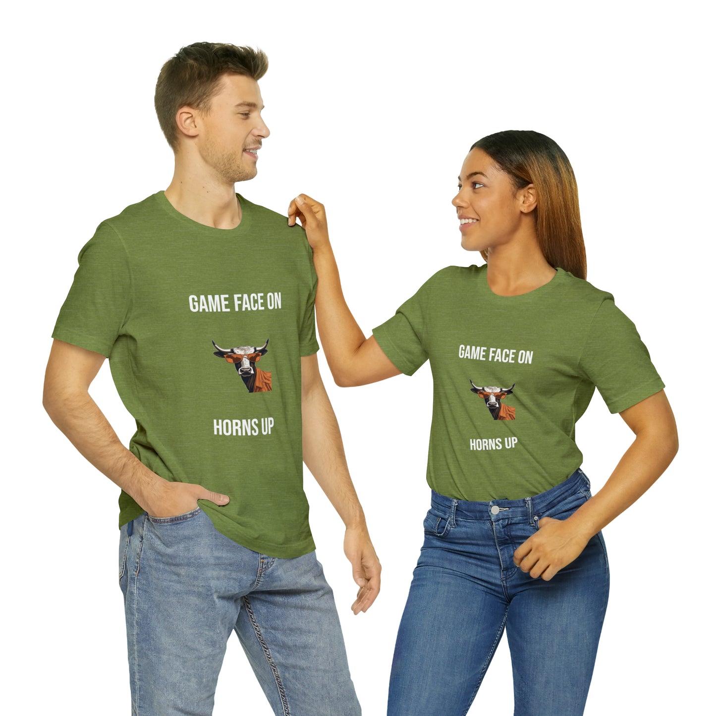 Texas - Game Face On - Unisex Jersey Short Sleeve Tee