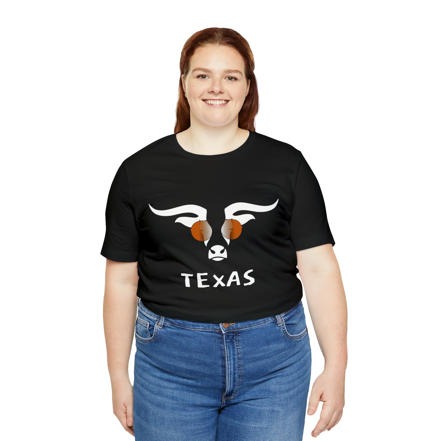 Texas - Longhorn Sunglasses - Unisex Jersey Short Sleeve Tee