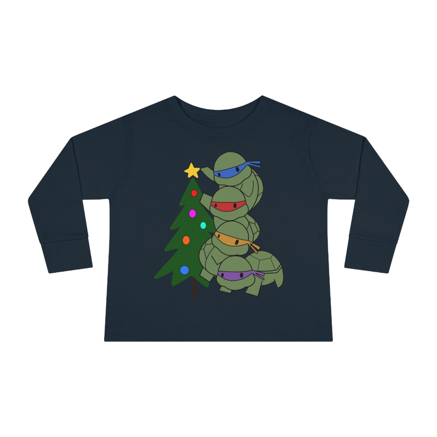 Turtles and Tree - Toddler Long Sleeve Tee