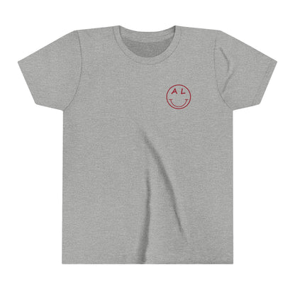 Alabama - Smiley Face - Youth Short Sleeve Tee