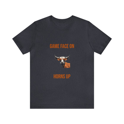 Texas - Game Face On - Unisex Jersey Short Sleeve Tee