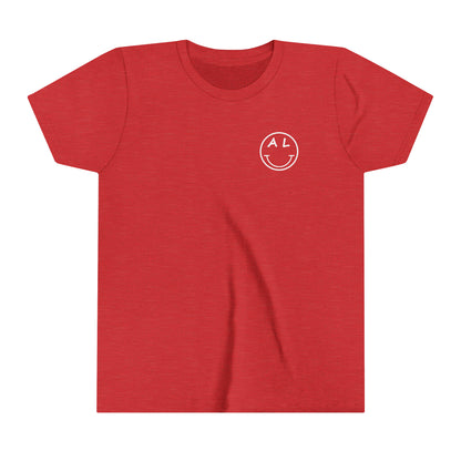 Alabama - Smiley Face - Youth Short Sleeve Tee