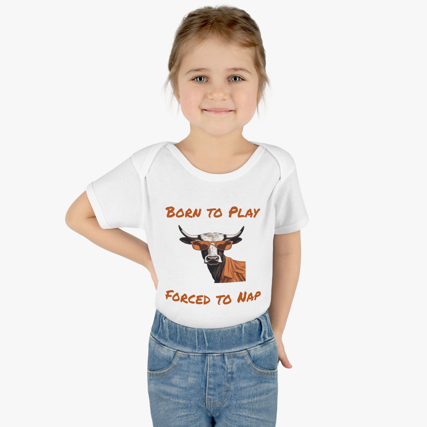 Texas - Born to Play - Infant Baby Rib Bodysuit