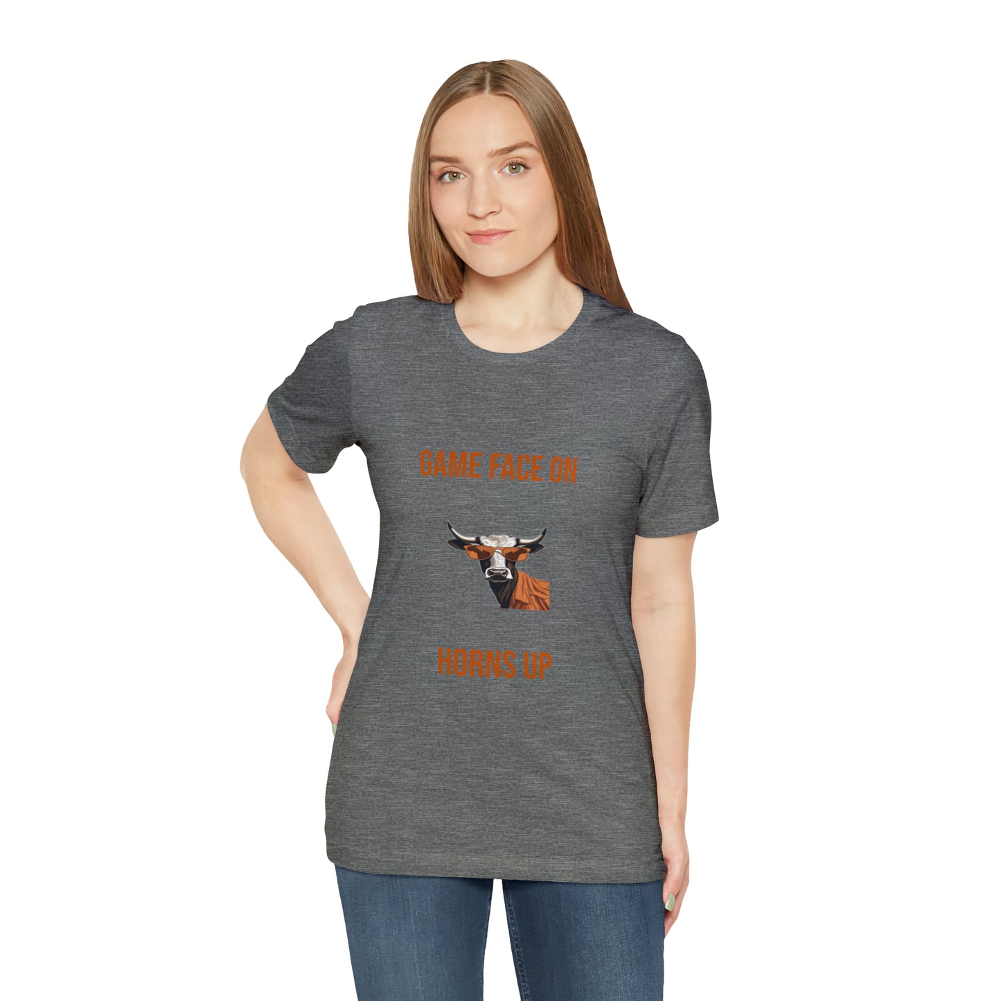 Texas - Game Face On - Unisex Jersey Short Sleeve Tee