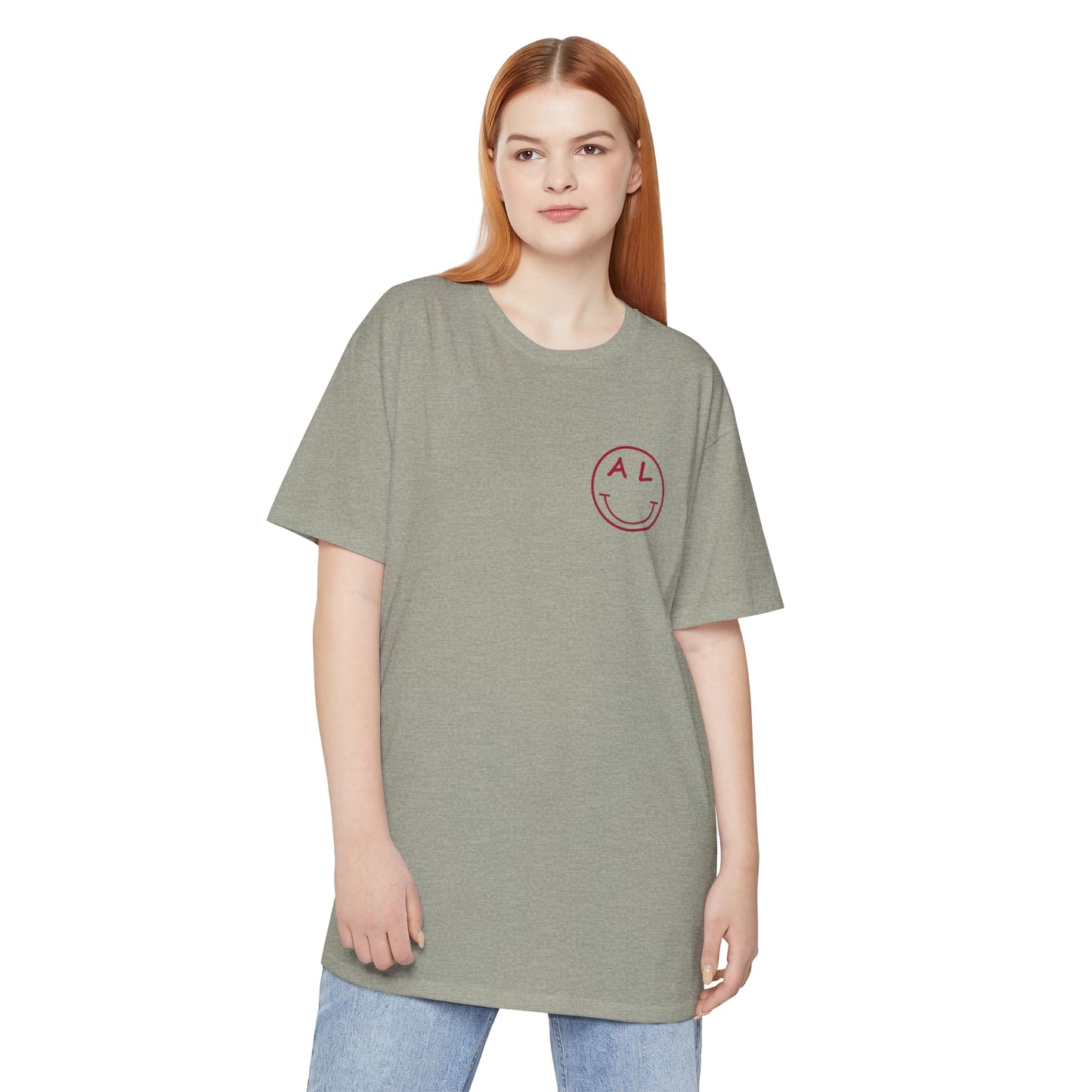 Alabama - Smiley Face - Unisex Long Body Urban Tee