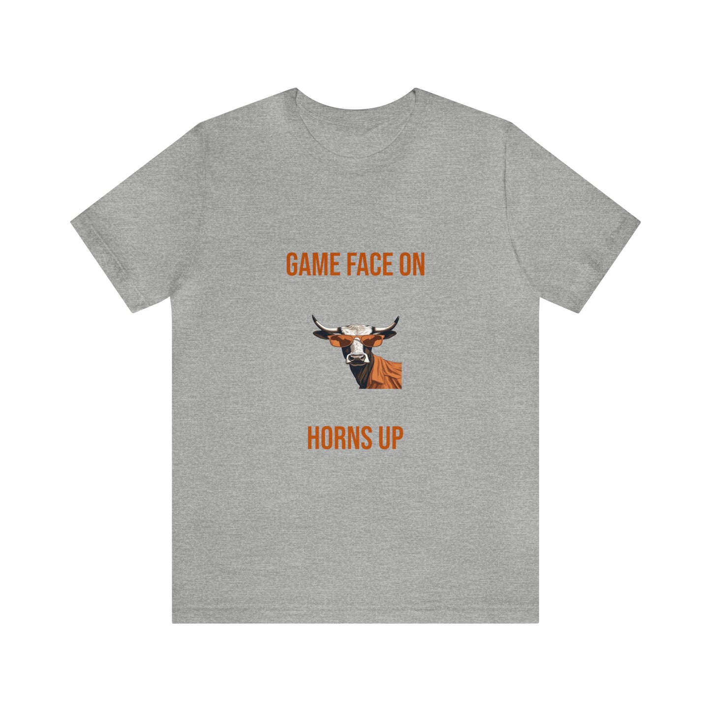 Texas - Game Face On - Unisex Jersey Short Sleeve Tee