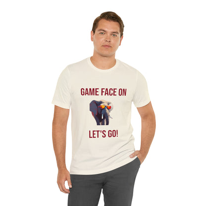 Alabama - Game Face On - Unisex Jersey Short Sleeve Tee