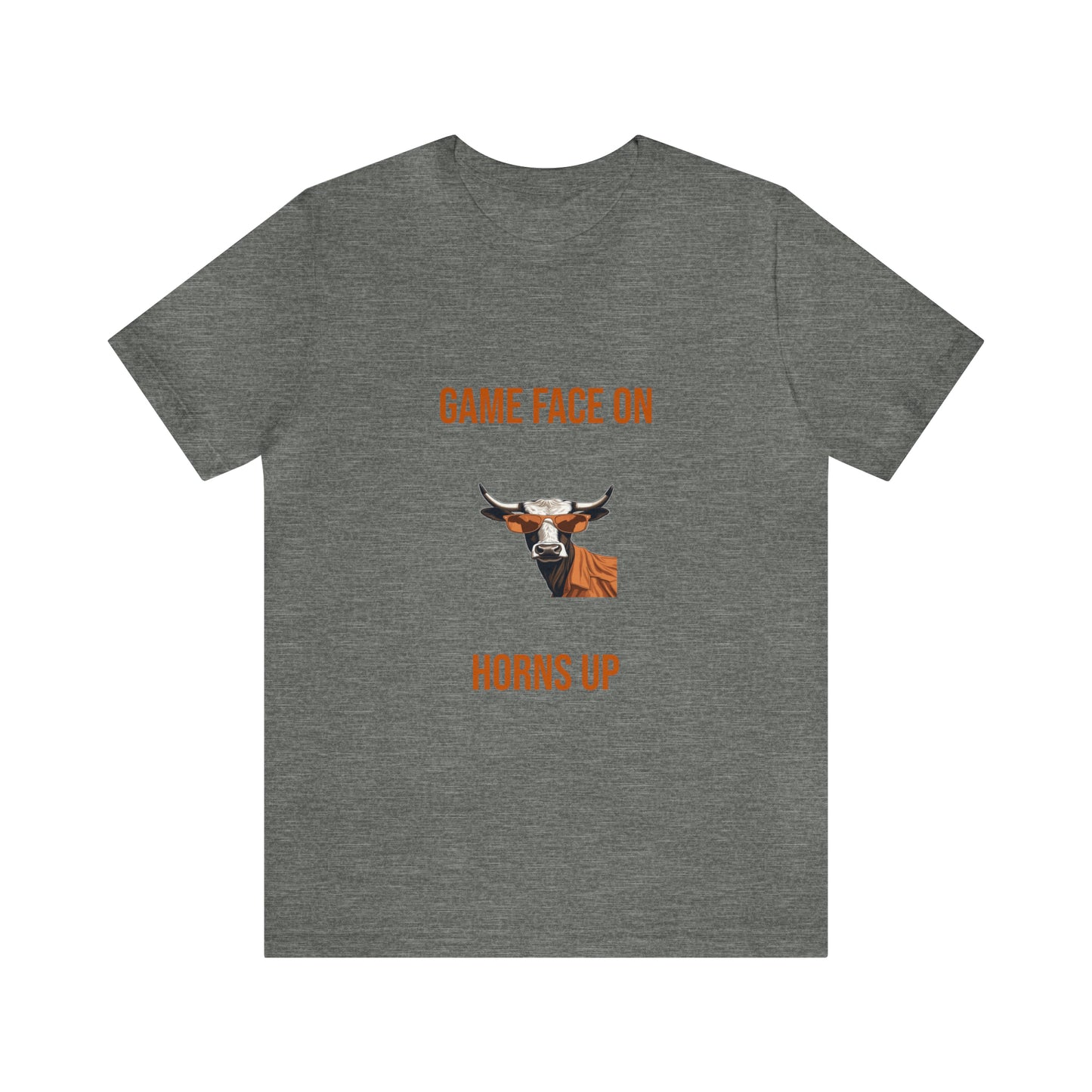 Texas - Game Face On - Unisex Jersey Short Sleeve Tee