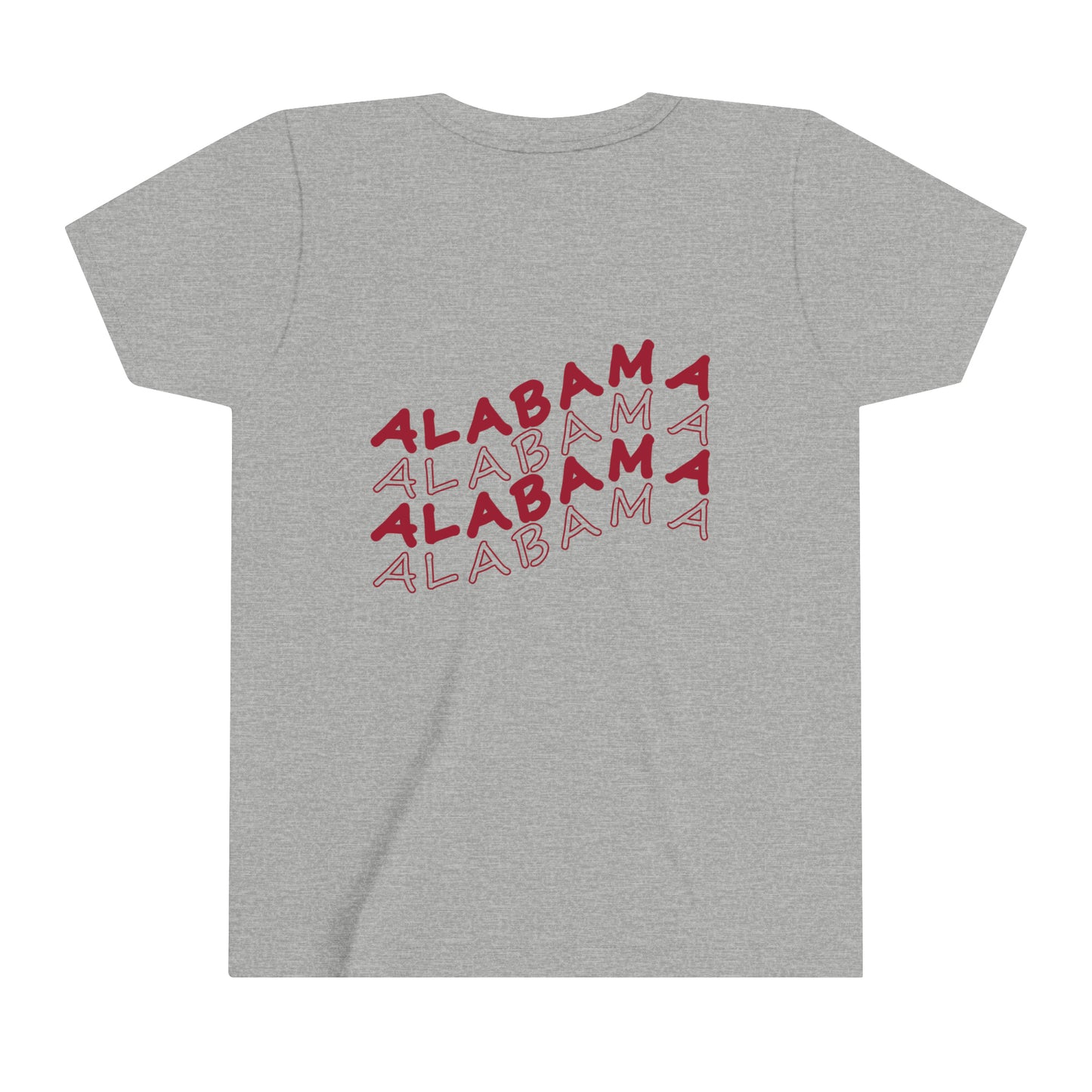 Alabama - Smiley Face - Youth Short Sleeve Tee