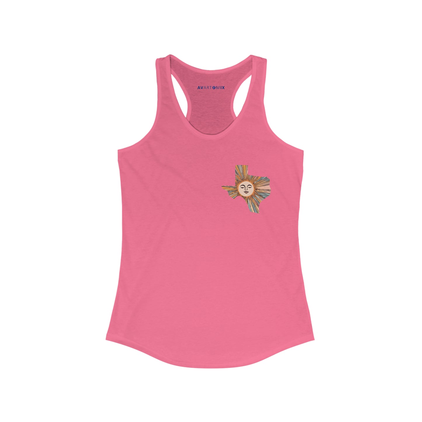 Texas - Sun - Women's Ideal Racerback Tank