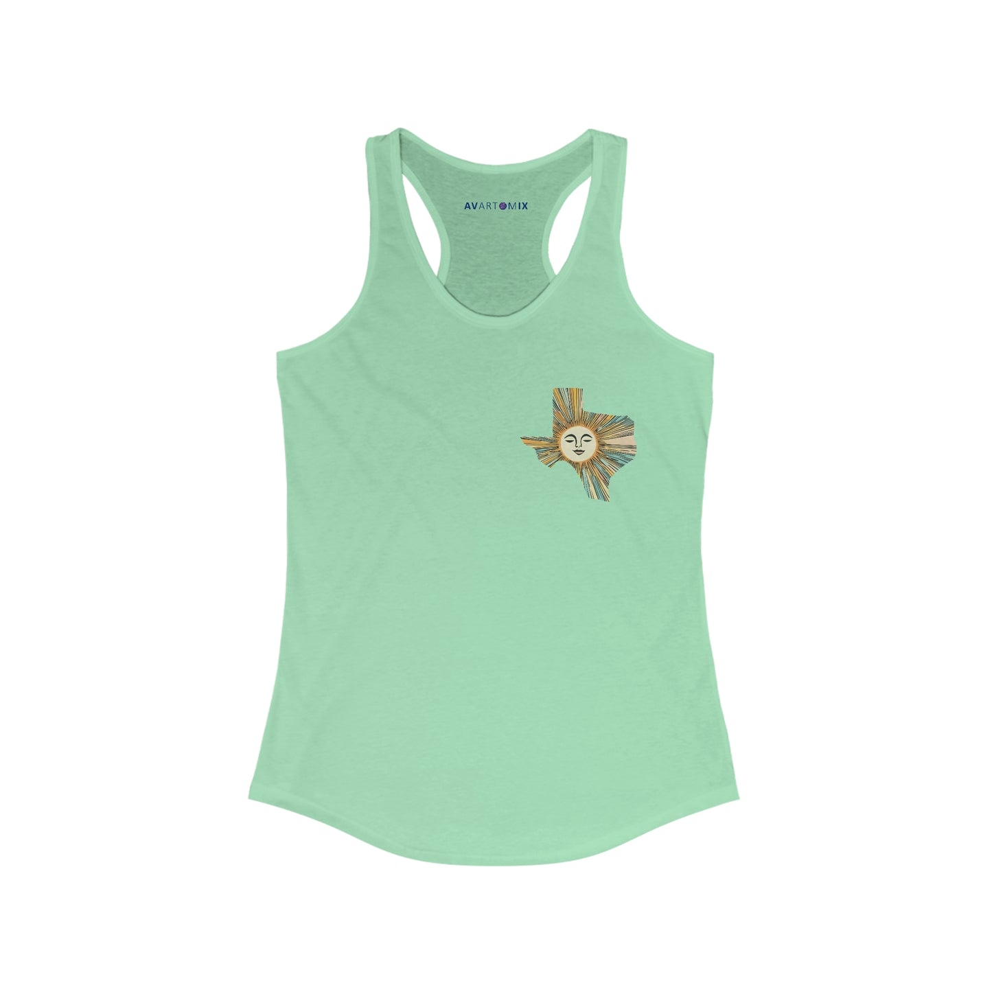 Texas - Sun - Women's Ideal Racerback Tank