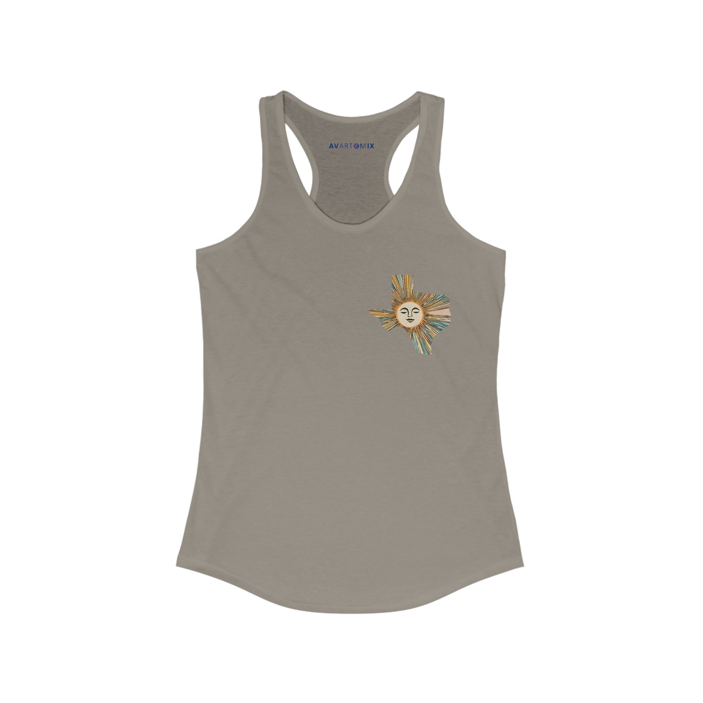 Texas - Sun - Women's Ideal Racerback Tank