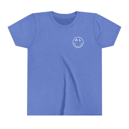 Alabama - Smiley Face - Youth Short Sleeve Tee