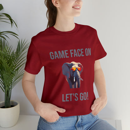 Alabama - Game Face On - Unisex Jersey Short Sleeve Tee