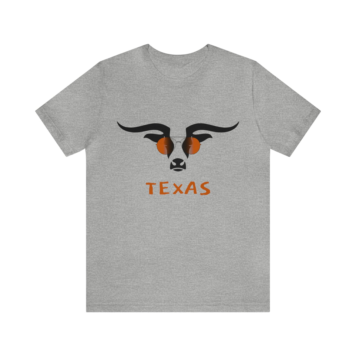 Texas - Longhorn Sunglasses - Unisex Jersey Short Sleeve Tee