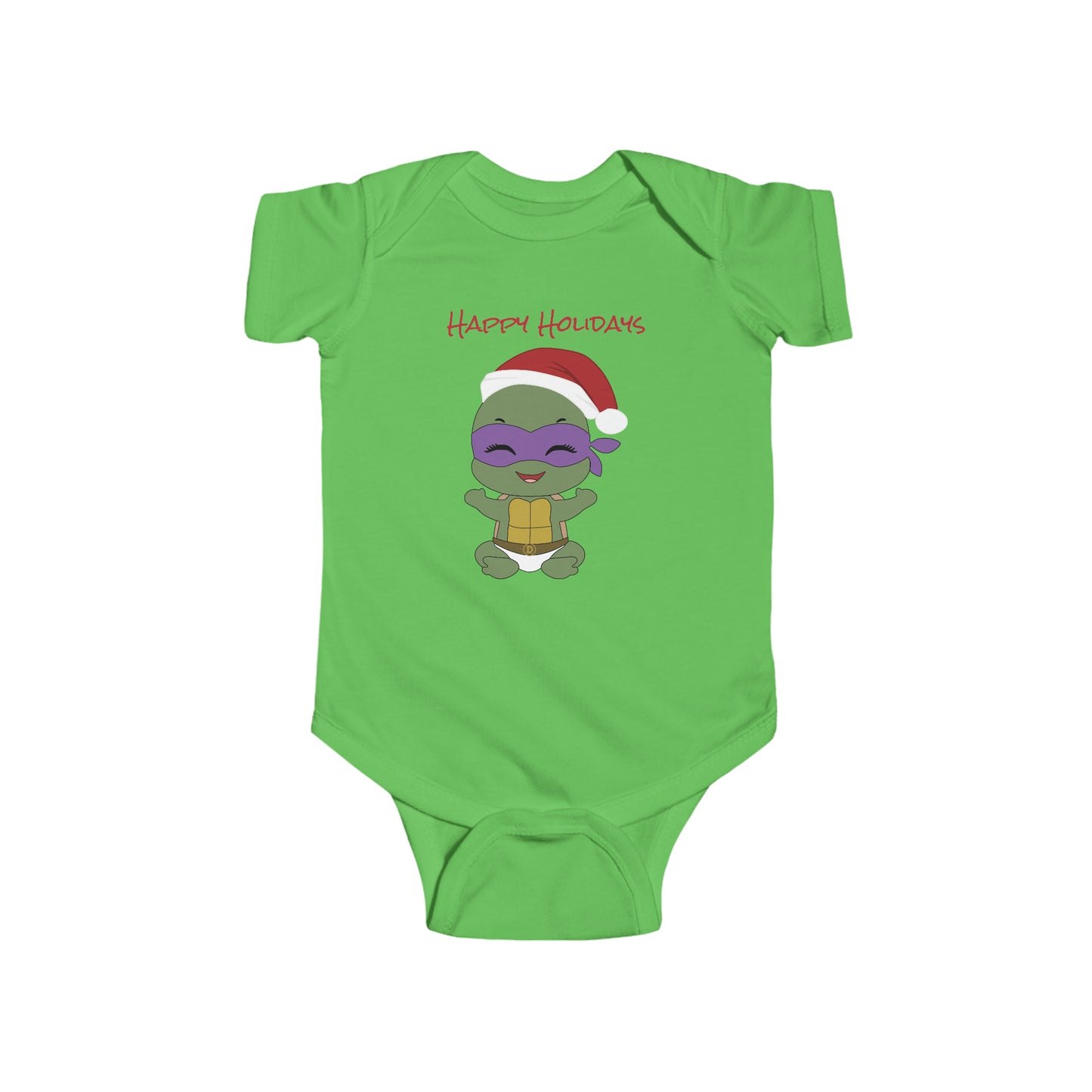 Happy Holiday - Turtle - Infant Fine Jersey Bodysuit