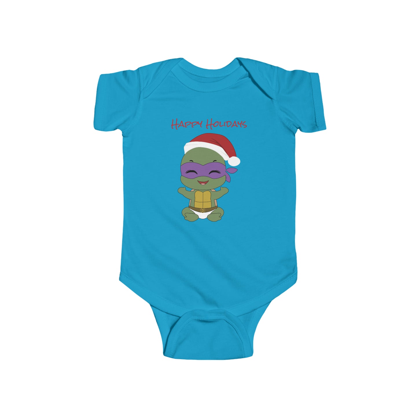 Happy Holiday - Turtle - Infant Fine Jersey Bodysuit