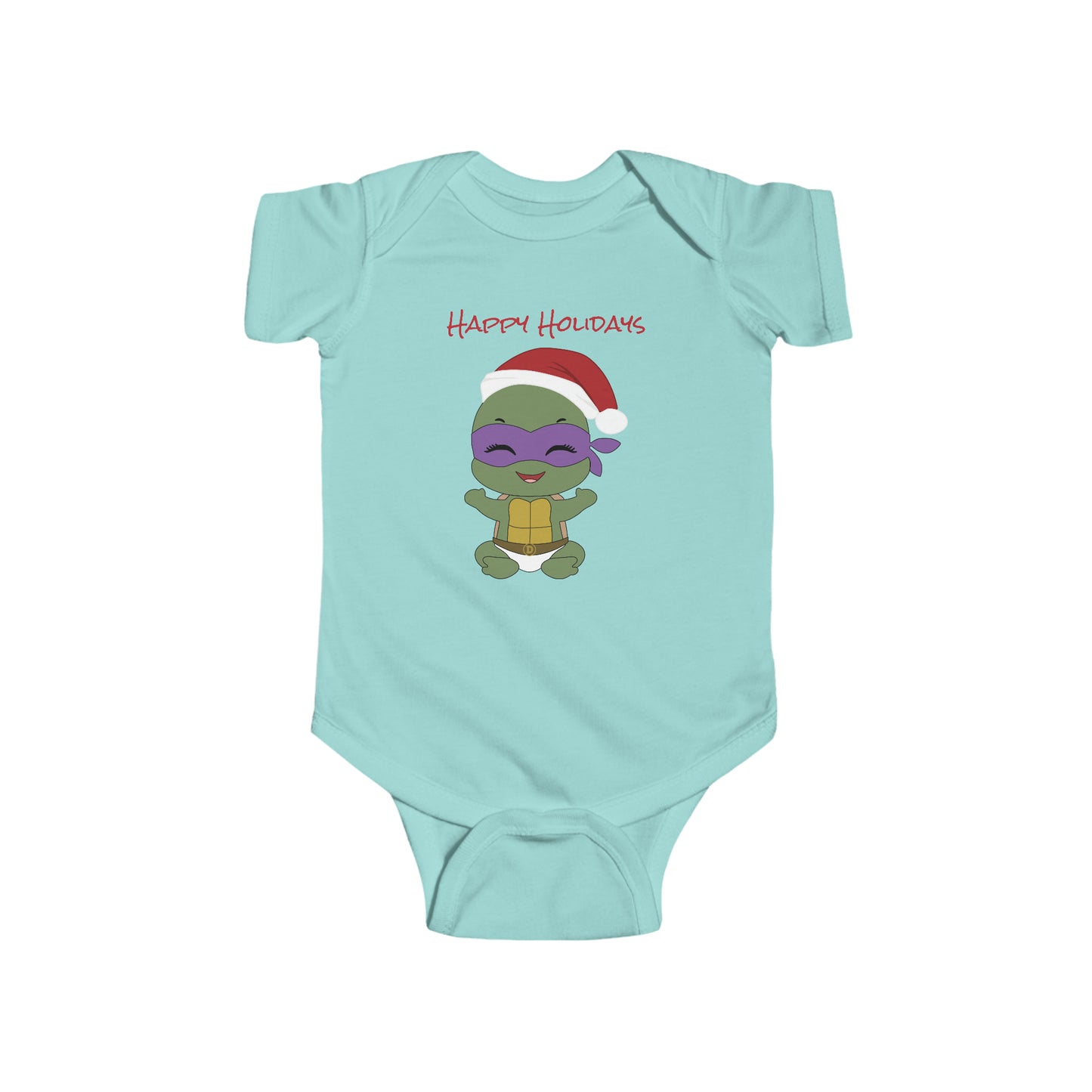 Happy Holiday - Turtle - Infant Fine Jersey Bodysuit