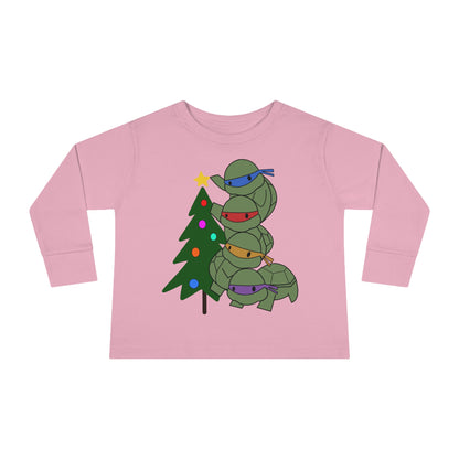 Turtles and Tree - Toddler Long Sleeve Tee