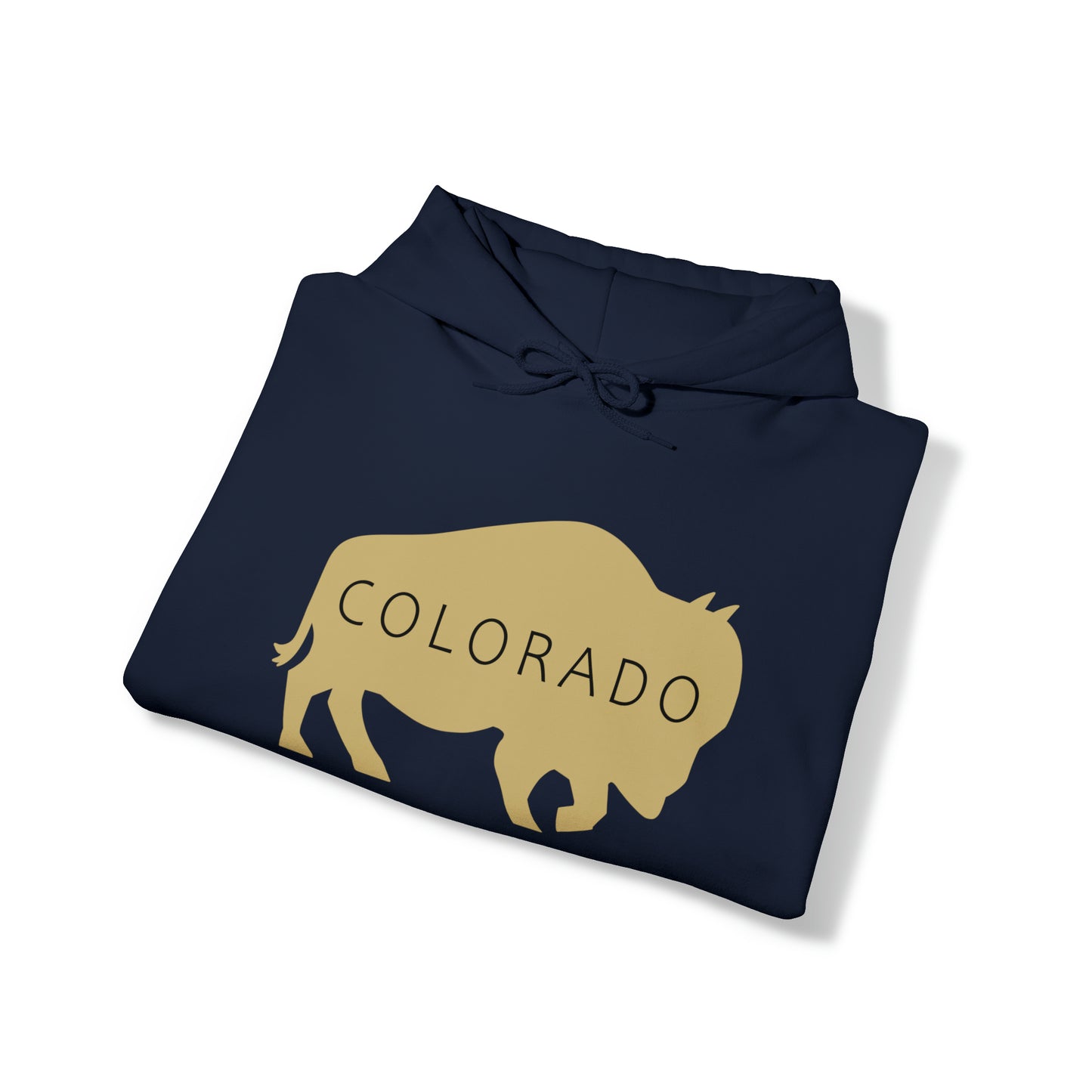 Colorado - Buffalo Silhouette - Unisex Heavy Blend™ Hooded Sweatshirt