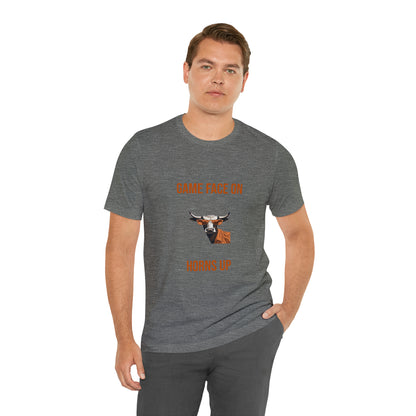 Texas - Game Face On - Unisex Jersey Short Sleeve Tee