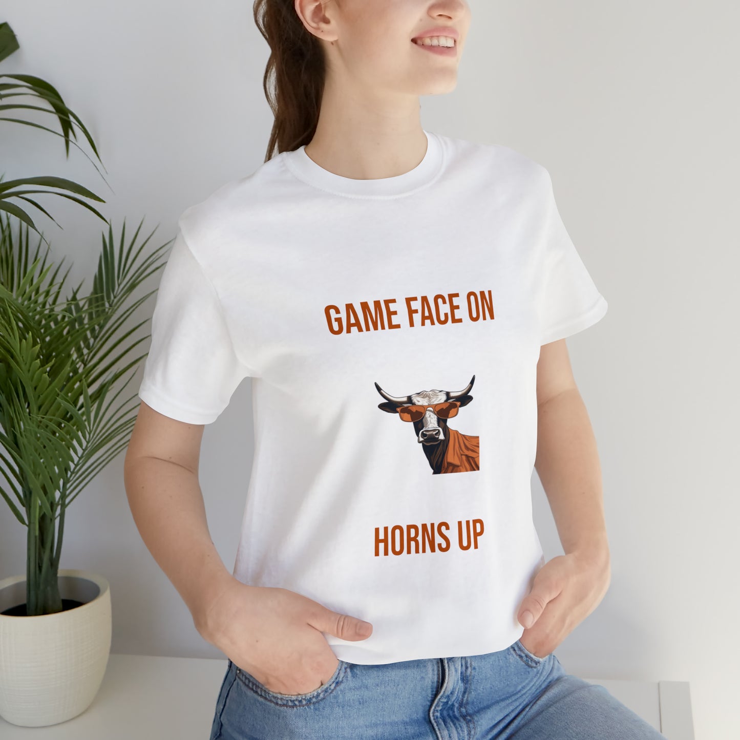 Texas - Game Face On - Unisex Jersey Short Sleeve Tee