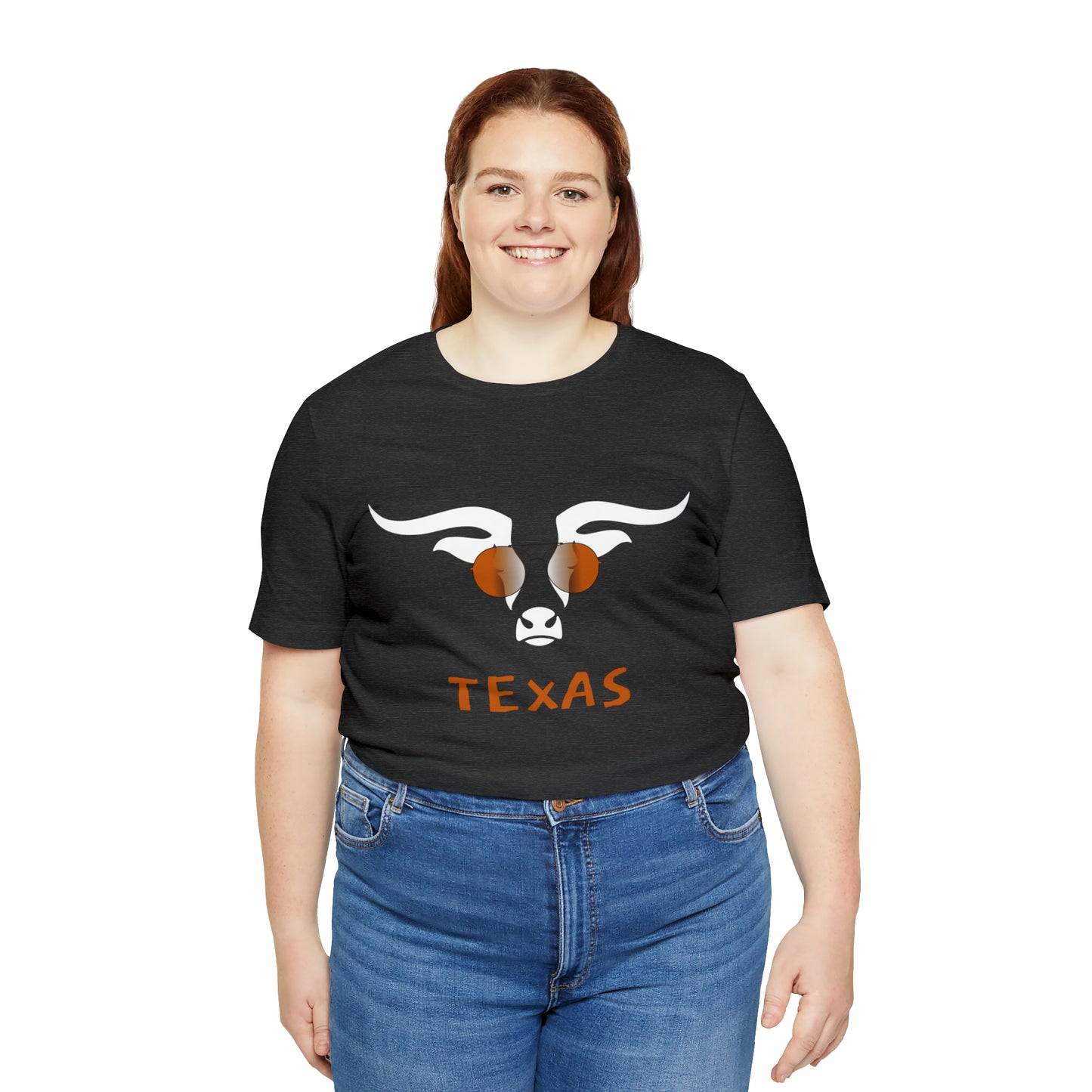 Texas - Longhorn Sunglasses - Unisex Jersey Short Sleeve Tee