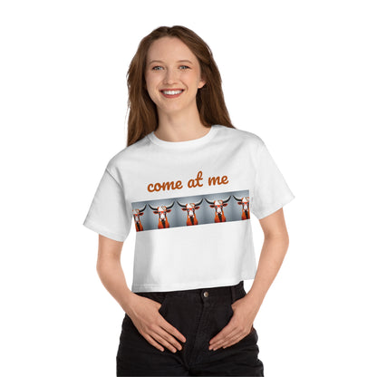 Texas - Come At Me - Women's Heritage Cropped T-Shirt