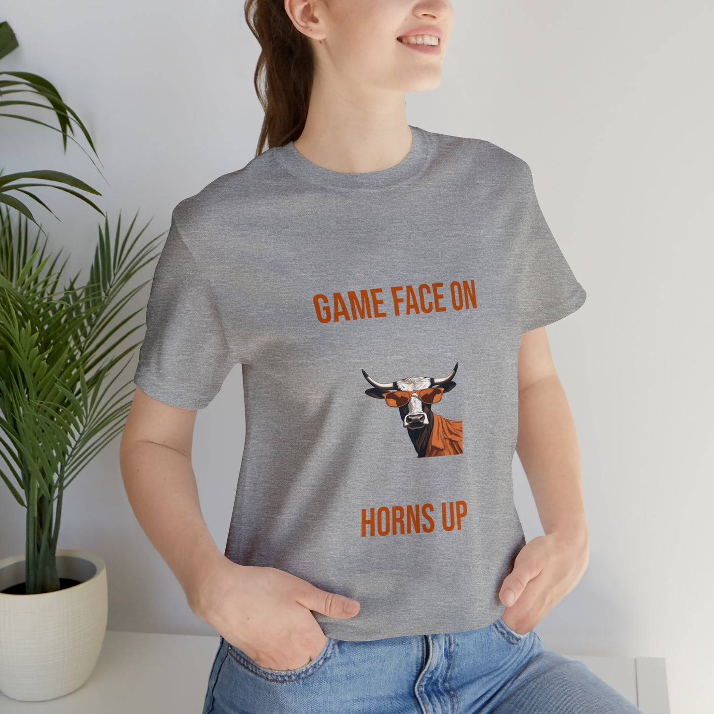 Texas - Game Face On - Unisex Jersey Short Sleeve Tee