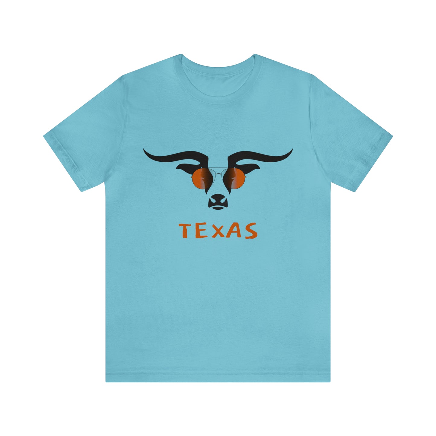 Texas - Longhorn Sunglasses - Unisex Jersey Short Sleeve Tee