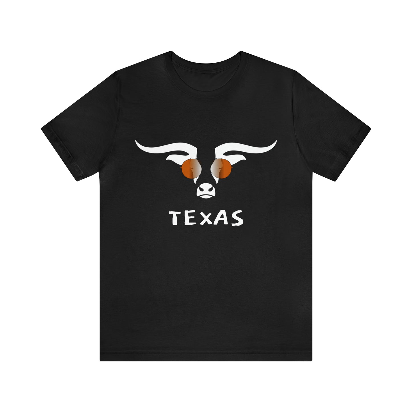 Texas - Longhorn Sunglasses - Unisex Jersey Short Sleeve Tee