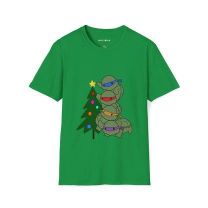 Turtles and Tree - Unisex Softstyle T-Shirt