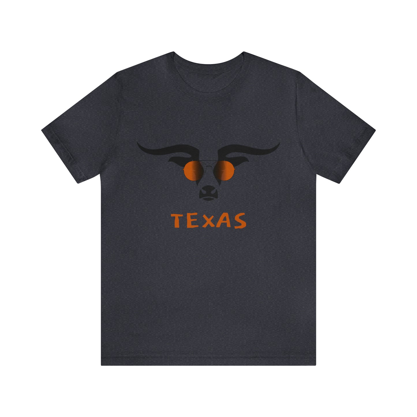 Texas - Longhorn Sunglasses - Unisex Jersey Short Sleeve Tee