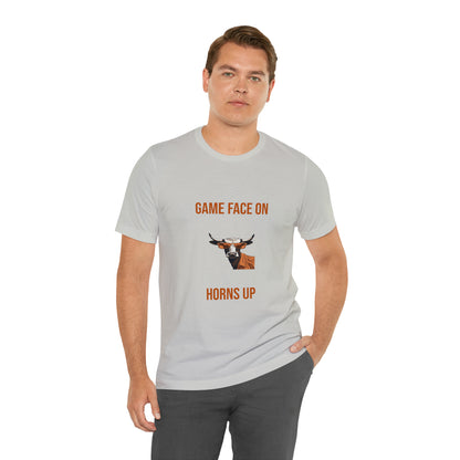 Texas - Game Face On - Unisex Jersey Short Sleeve Tee