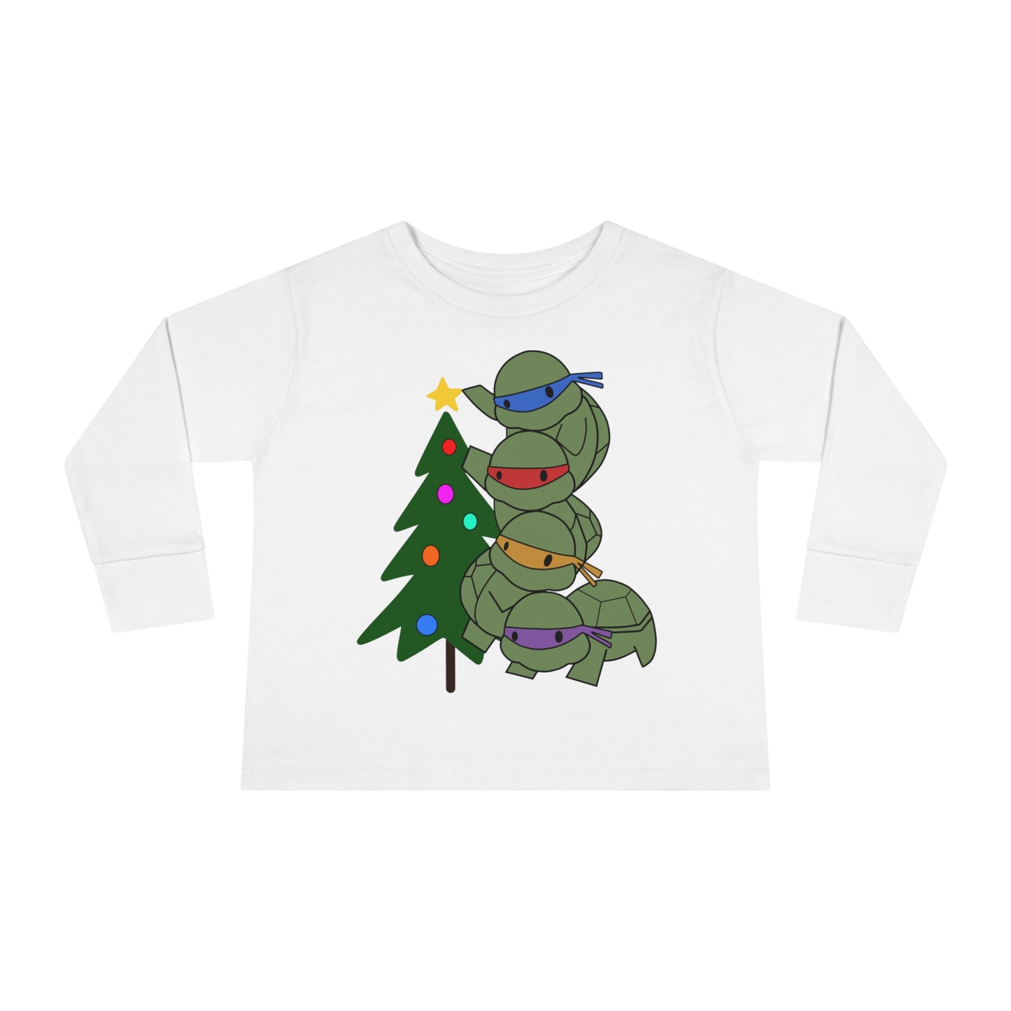 Turtles and Tree - Toddler Long Sleeve Tee